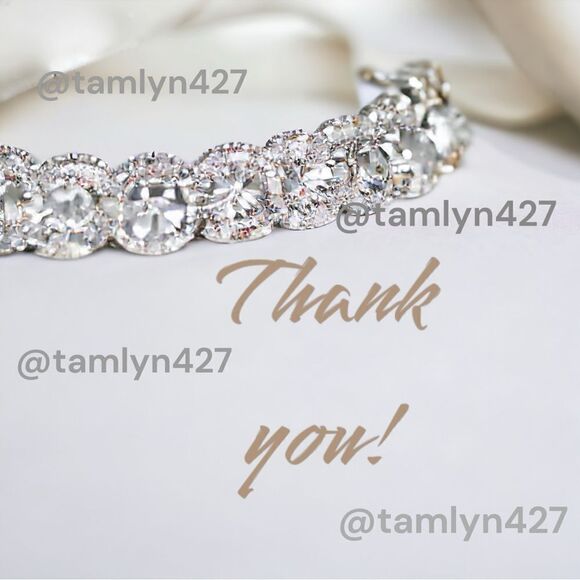 “Something New” l Singular Bridal Comb l Crystal w/ Silver Metal Gemstone Comb - Picture 5 of 6